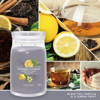 Yankee Candle Black Tea & Lemon Large Jar Extra Image 3 Preview